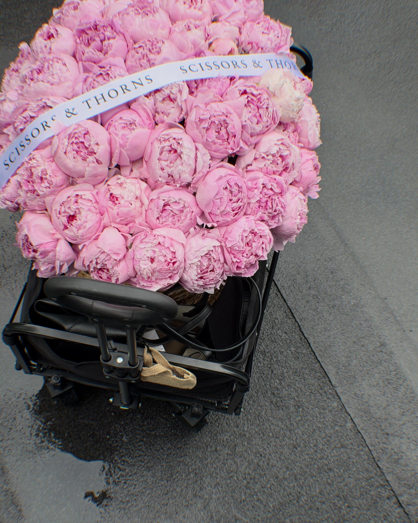 Peony Garden Basket