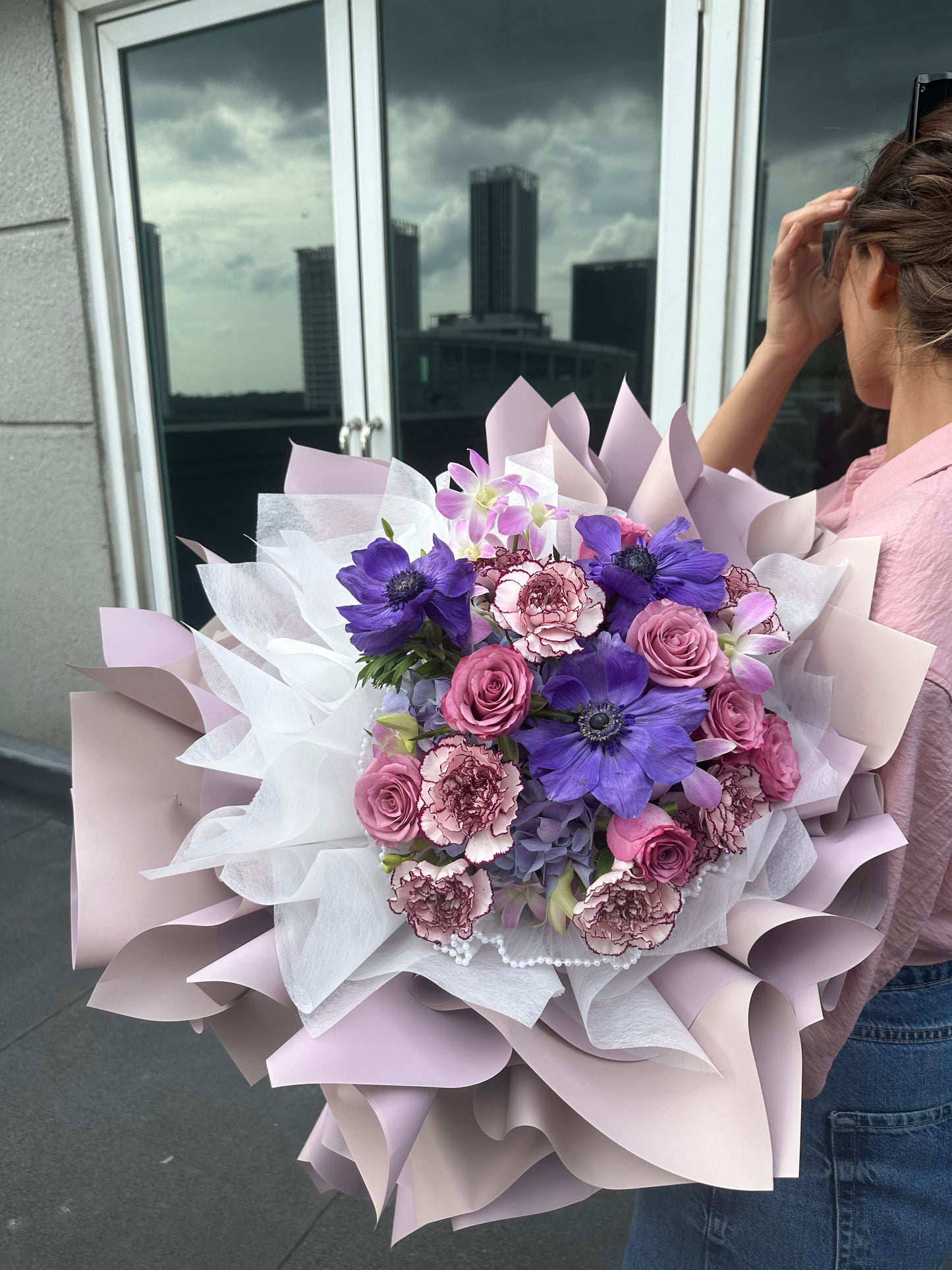 Purple Anemone Bouquet