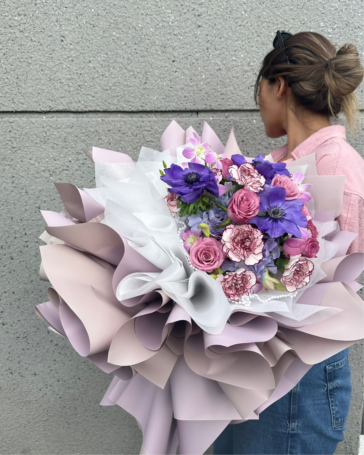 Purple Anemone Bouquet